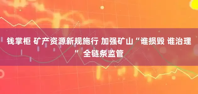 钱掌柜 矿产资源新规施行 加强矿山“谁损毁 谁治理” 全链条监管
