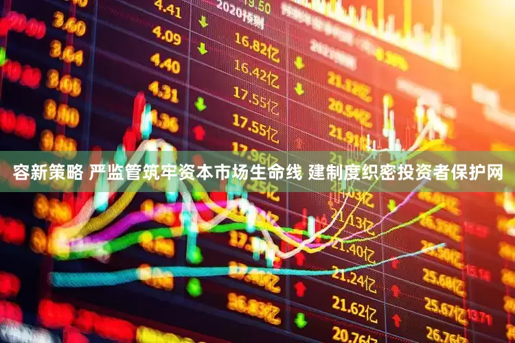 容新策略 严监管筑牢资本市场生命线 建制度织密投资者保护网